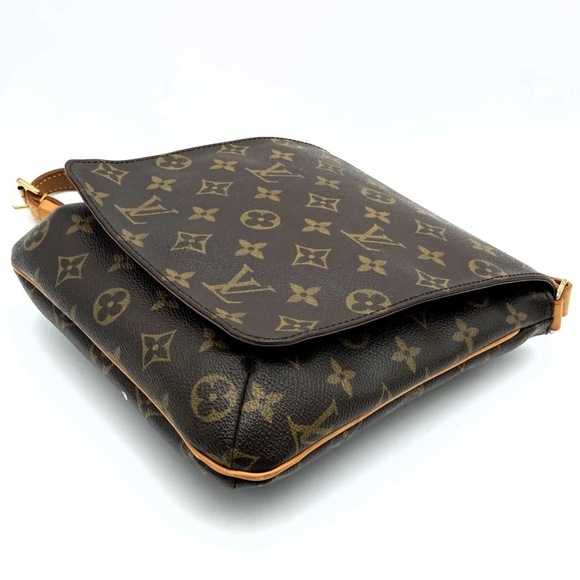 LOUIS VUITTON Authentic Brown Monogram Canvas Shoulder Bag - Picture 4 of 9